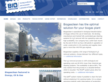Tablet Screenshot of biogasclean.com